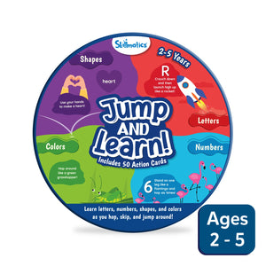Circular children’s educational activity mat with learning sections for toddlers
