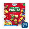 Red toy box for Lets Make Pasta play set with play food items for ages 3-7