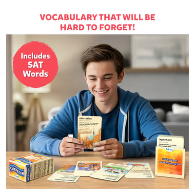 Wordables: Level 3 | Vocabulary Flash Cards for SAT Prep (ages 12+)