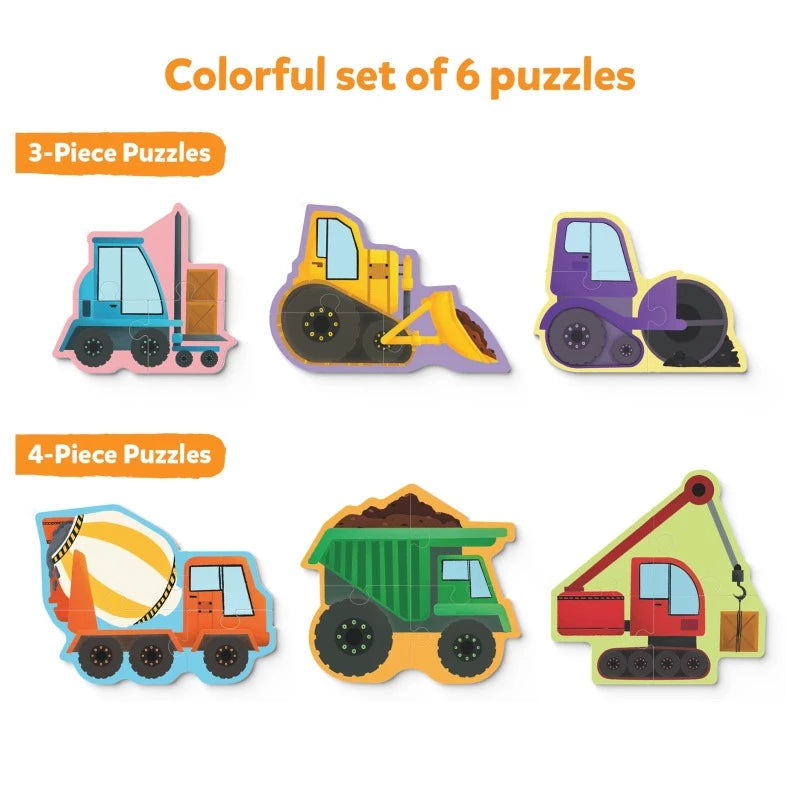 My First Puzzle Set: At The Construction Site (ages 3-6)