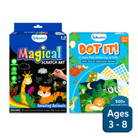 Collection of Skillmatics art and craft kits for kids aged 3-8 including Scratch Art and Foam art