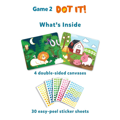 Children’s animal-themed sticker activity set from Animal Enthusiast Art Set for ages 3-8