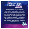 Creative storybook art kit with stickers and prompts for young space explorers ages 5-10