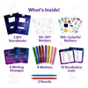Creative space-themed writing and drawing kit for children from My Storybook Art Kit