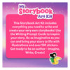 Pink rectangular My Storybook Art Kit with unicorns and princesses for ages 5-10