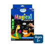 Travel friendly Magical Scratch Art Book Amazing Animals for ages 3-8 with scratch pictures
