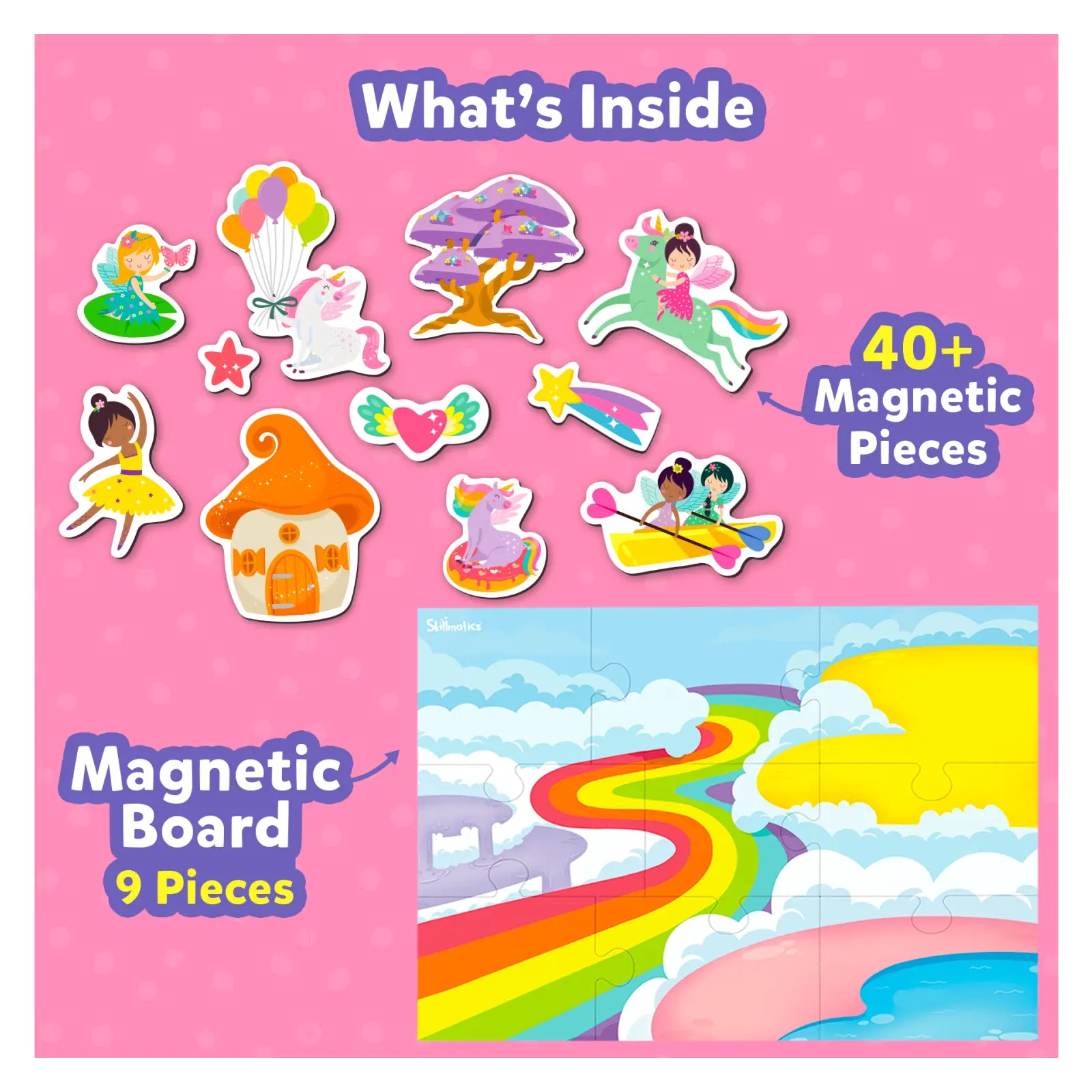 Magnetopia - Princess & Unicorn Land! | Interactive Pretend Play Set (ages 3-7)