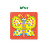 Colorful butterfly craft kit with decorative foam shapes for Kids Ages 3-7 in Fun with Foam Mega Combo