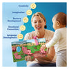 Interactive children’s book with pig puppet promoting learning in Stories & Sensory Fun Bundle
