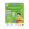 Craft kit for creating personalized Snap Bandz animal-themed foam sticker bracelets with markers