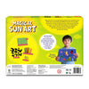 Children’s craft kit for making Magical Sun Art with light-sensitive paper and accessories