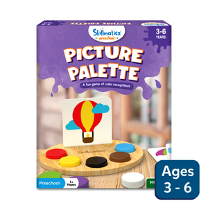 Skillmatics Picture Palette preschool game for ages 3-6 focusing on color recognition