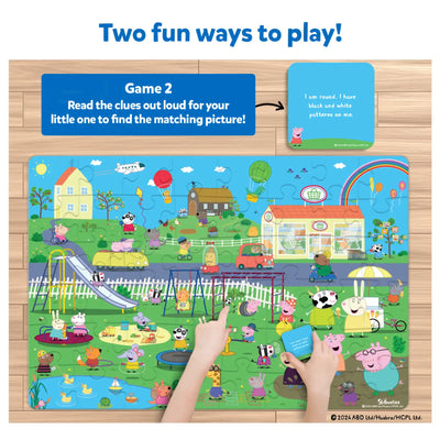 Peppa Pig-themed floor puzzle for versatile gameplay ages 3-7