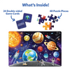 Children’s solar system puzzle and game card set from Piece & Play Up In Space