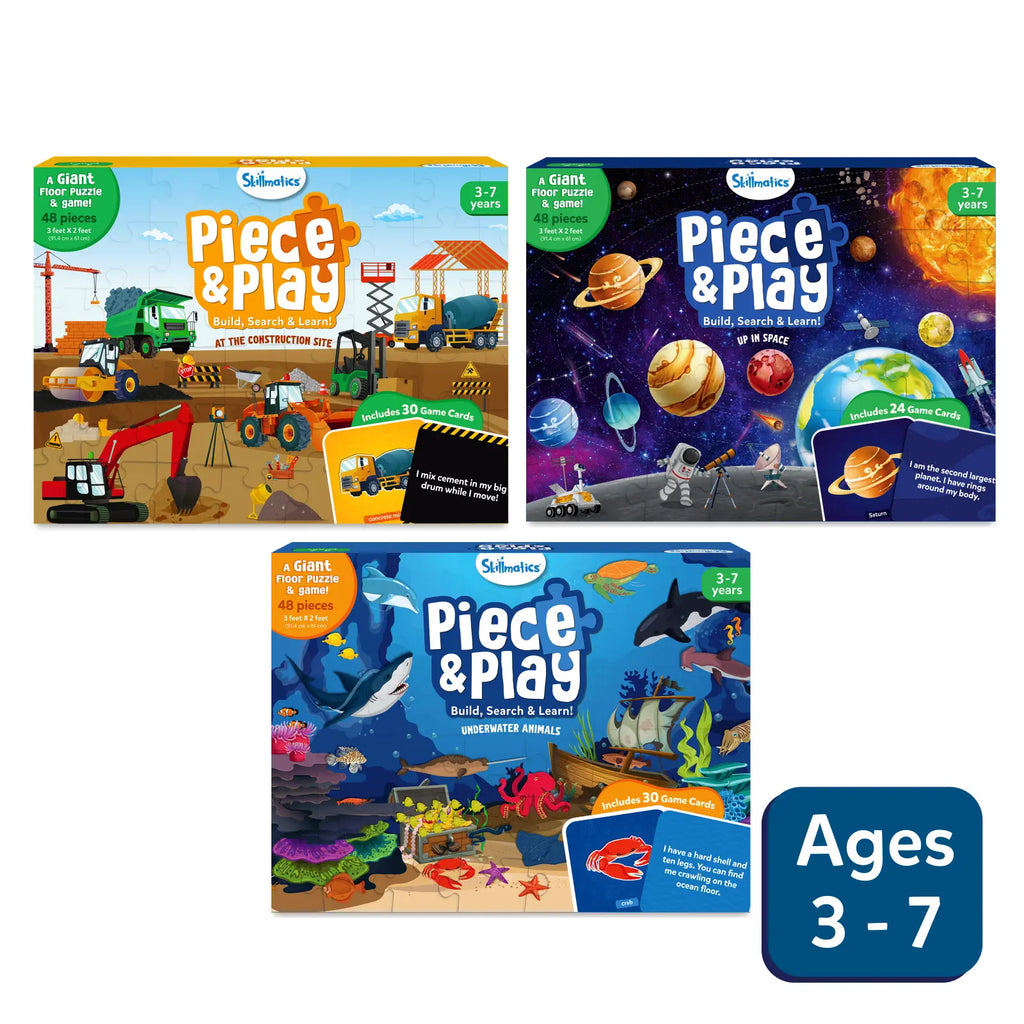 Piece & Play: Mega combo | Floor Puzzle & Game (ages 3-7)