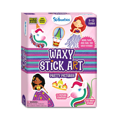 Waxy Stick Art: Pretty Pictures | Mess-Free Art for Kids (ages 5-12)