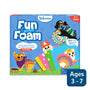 Children’s foam sticker art kit with puppy designs for ages 3-7