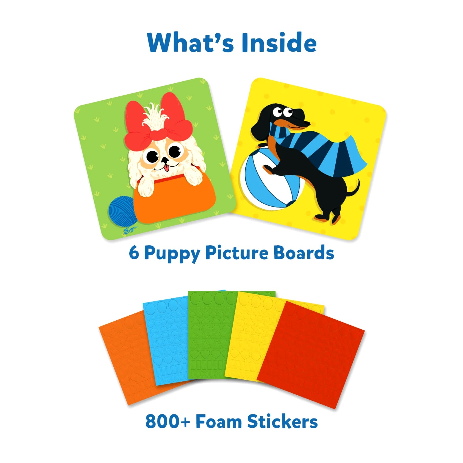 Fun with Foam: Puppies | No Mess Sticker Art (ages 3-7)