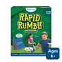 Green Rapid Rumble Outdoor game box with two children playing and bold yellow lettering