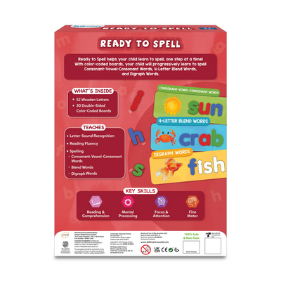 Educational spelling game for children from Ready To Spell Learning Activities for ages 4 to 7