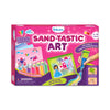 Vibrant Sand-Tastic Art kit for ages 4-10 with unicorns, princesses, stickers, and rainbow pen