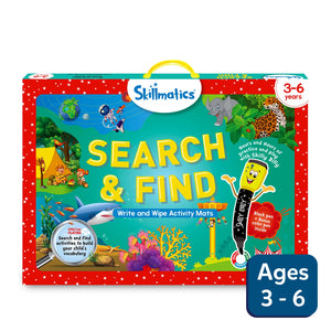 Children’s educational Search & Find Reusable Activity Mats for ages 3-6