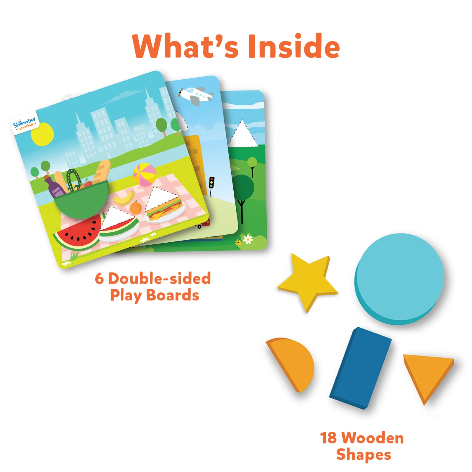 Shape Scapes | Educational Wooden Game (ages 3-6)