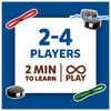 Game box insert showing player count learning time and play time for Fast-Paced Learning Fun Bundle