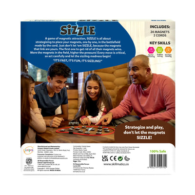 Sizzle Classic Magnetic Attraction Game with magnets and strategic placement gameplay