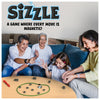 Family playing a magnetic board game from the Fast-Paced Learning Fun Bundle for ages 4+
