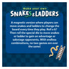Magnetic customizable Snakes & Ladders game board for kids ages 4 and up