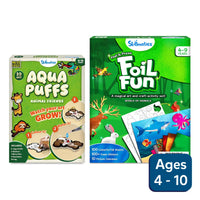 Two Skillmatics Foil Fun art and craft sets with animals and bugs for kids ages 4-9