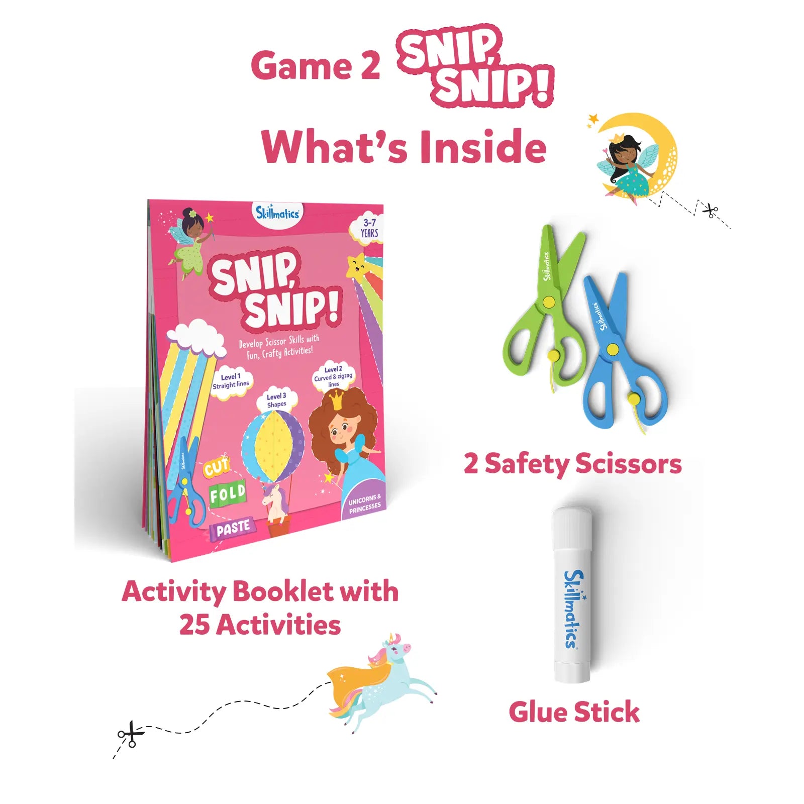 Creative Crafters Bundle: Snip, Inflate, Sparkle (ages 3-9)