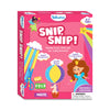 Pink children’s craft kit with unicorns and princesses for developing scissor skills