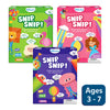Colorful Snip Snip skill-building craft kits for children ages 3-7 in the Cut Paste & Create Combo