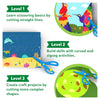 Multi-level children’s scissor skills activity set from Snip Snip Amazing Animals Art & Craft Kit