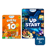 Educational children’s games and puzzles including world map puzzle and India craft set