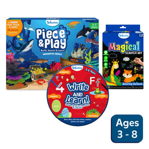 Skillmatics educational activity kits for children in Magical Underwater Animal Adventure set