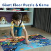 Magical Underwater Animal Adventure giant floor puzzle with colorful underwater scene