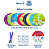 Educational underwater animal adventure kit for kids with wipe cards markers and manual