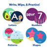 Educational circular writing and practice boards for young children in Magical Underwater Animal Adventure