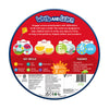 Red round educational toy with Write and Learn cards for preschool tracing activities