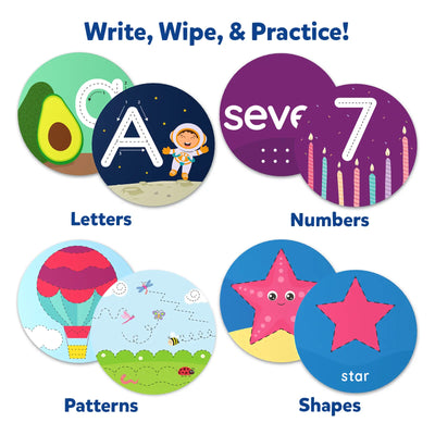 Educational learning cards for children from Write and Learn - Cards for Toddlers ages 3-6