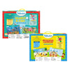 Two Skillmatics educational game boxes for Search & Find and Preschool Champion with colorful illustrations and learning benefits for ages 3-6