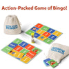 Children playing Boom Boom Bingo Sight Words educational game with colorful bingo boards