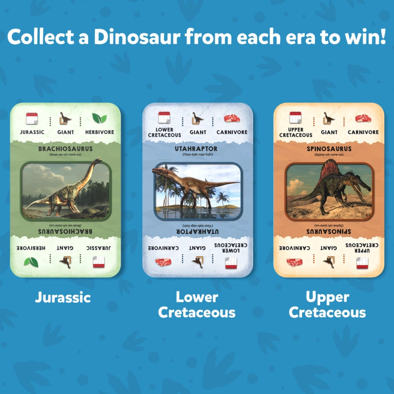 Dino Trio | Dinosaur Themed Strategy Game of Smart Swapping (ages 5+)