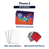 Children’s space-themed art kit from Foil Fun Mega Bundle for creative kids