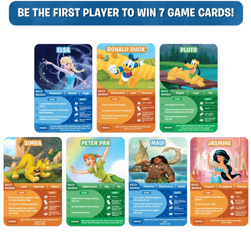 Guess in 10: Disney | Trivia card game (ages 6+)