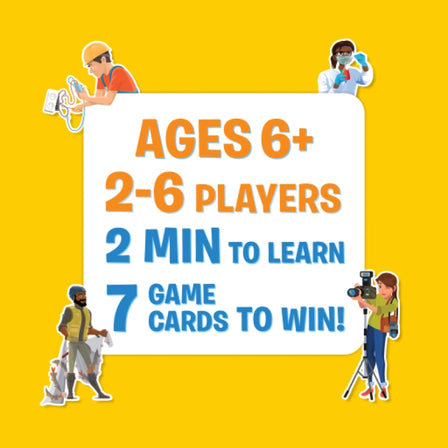 Guess in 10: Inspiring Professions | Trivia card game (ages 6+)