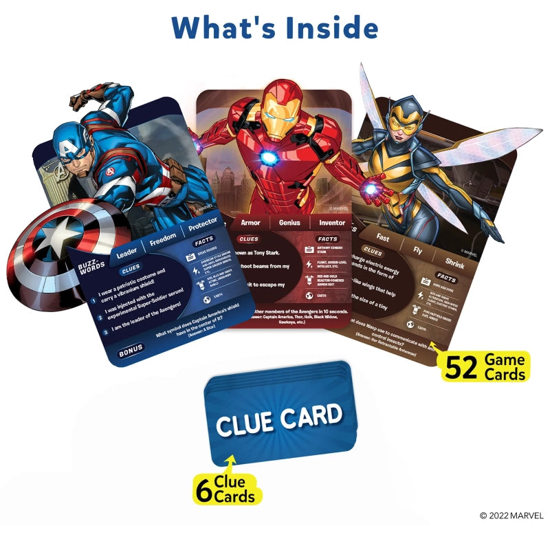 Guess in 10: Marvel | Trivia card game (ages 8+)